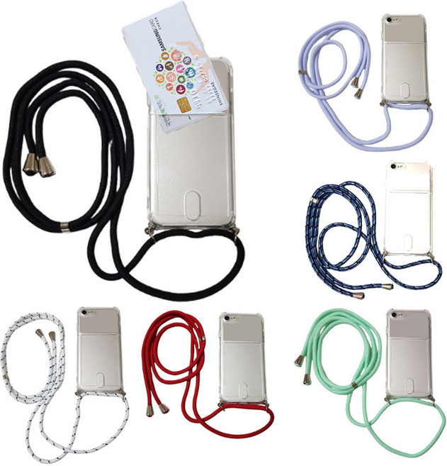 갤럭시 와이드7 M15 5G (M156S) (카드 수납 포켓) ( 목걸이줄 ) (투명 방탄 젤리 ) ( 어깨 롱 스트랩줄) ( 크로스 스트랩) (목줄 넥스트랩)