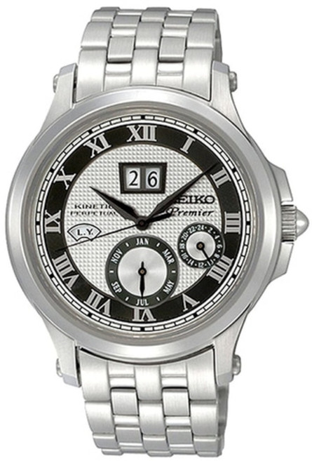 세이코 프리미어 남성시계 메탈밴드 손목시계 SNP047P1