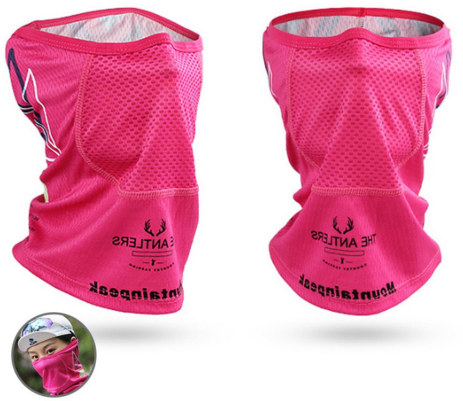 매쉬 자외선차단마스크 쿨마스크 여름 넥쿨러 기능성 햇빛가리개 멀티스카프 자전거 등산 낚시 라이딩 조깅, C1마스크 핑크, 1개