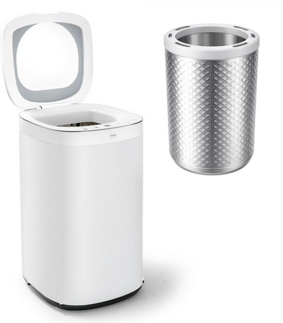 라플란 미니세탁기 3kg 속옷 양말 아기 작은 걸레 초소형 세탁기, 화이트, MW30