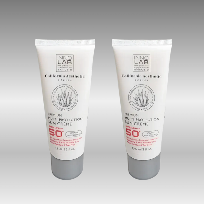 [공식판매처] 이노랩 멀티프로텍션 선크림 SPF50+PA+++, 60ml, 2개
