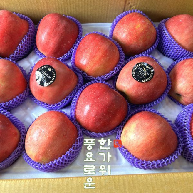 햇사과 홍로 예산황토 맛있는사과10kg 선물용사과 좋은품질로 갑니다, 홍로 4kg (9과)-선물포장, 1박스, 4kg