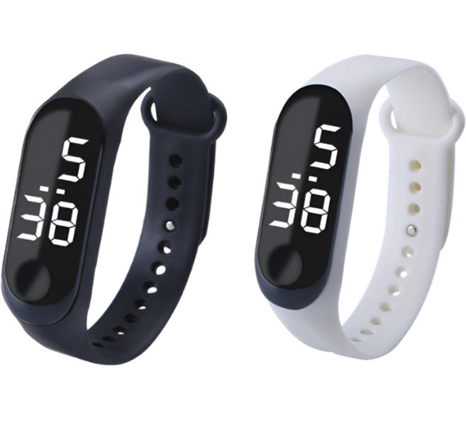 재재팩토리 led 방수 손목시계 학생 어린이 키즈워치 등산용 스포츠 전자시계