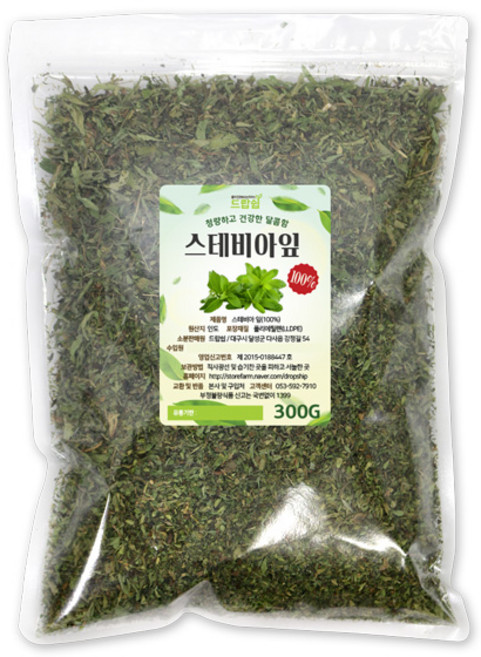 드랍쉽 스테비아잎(인도) 300g, 1개