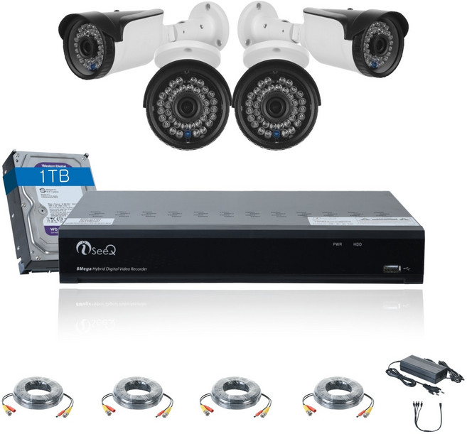 국산CCTV 500만화소 4채널녹화기 실외4대세트 1TB포함/녹화기800만화소 무료업그레이드, 1세트, 11.실내2대