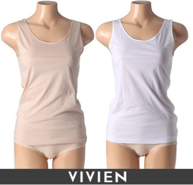 비비안 세탁후 변형이 적은 면100수 기본런닝_YS