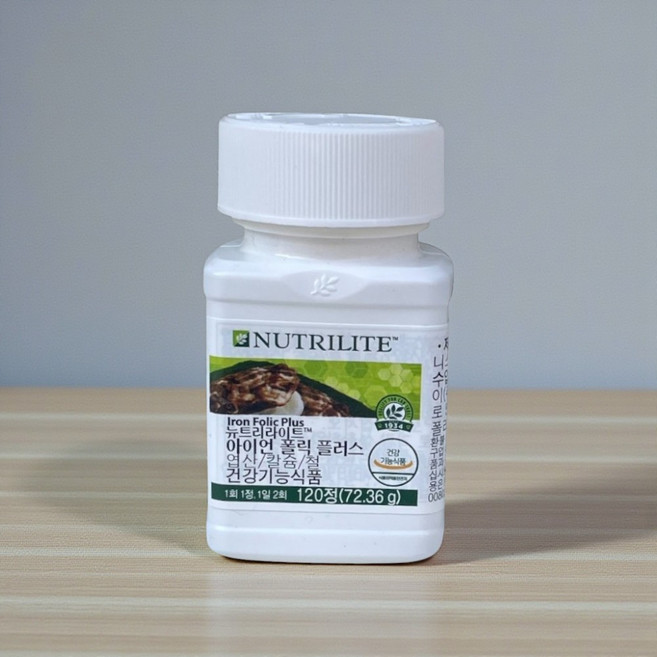 뉴트리라이트 아이언폴릭플러스비타민 무기질, 72.36g, 1개