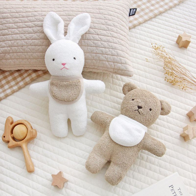 헬로미니미 아기 애착인형 밤부 곰 토끼 S SIZE, 곰인형 S size