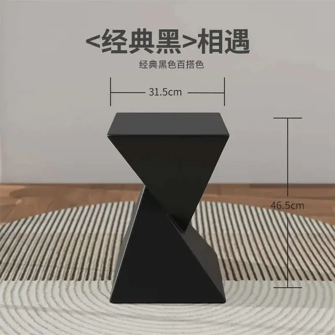 북유럽 스타일 작은 커피 테이블 소파 거실 조명 럭셔리 야외 레트로 사이드 라운지 메사 파라 발콘 홈 가, 01 40 40 49CM