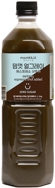 맘껏푸드랩 제로슈가 얼그레이에스프레소 밀크티 베이스 1.1kg