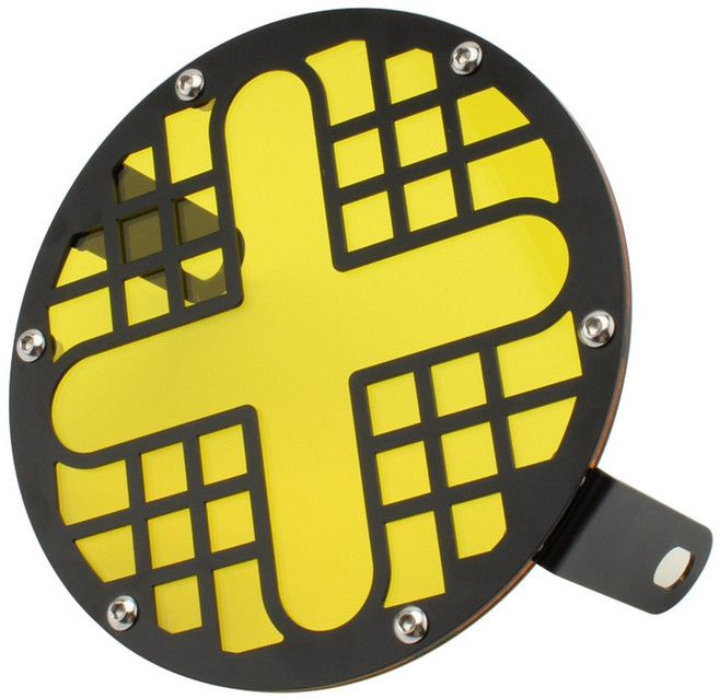 전조등 그릴 보호 커버 Triumph Bonneville T100 Thunderbird Thruxton Honda CB150 R 18 Ducati Monster용, 03 With Yellow Board, 1개