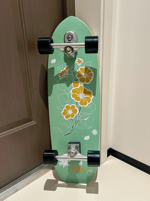 滑板 初學者 專業板 大魚板 陸地衝浪板 成年人兒童代步 刷街小魚板 四輪公路滑板車 實體店租金太高開不下去 低價清一批滑板, 如圖所示, 1個