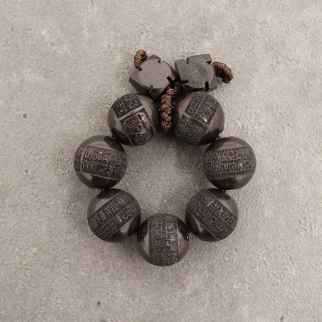 벽조목 반야심경 손가락 단주 10mm - 손가락 염주 불교 불자 미니 단주, 1개, 애플그린