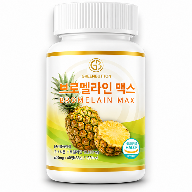 그린버튼 브로멜라인 맥스, 1개, 60정