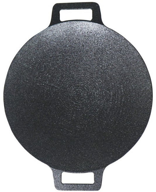 HC 캠핑 그리들 팬 냄비 구이 고기 전골 중형 29cm, 1개