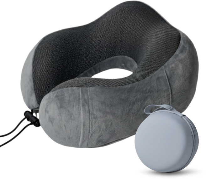 라이프잇 기내용 목베개 경추형 여행용 비행기 메모리폼 휴대용 목쿠션