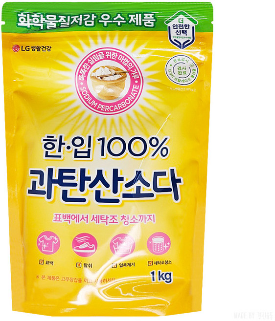 한입 100% 과탄산소다, 1kg, 9개