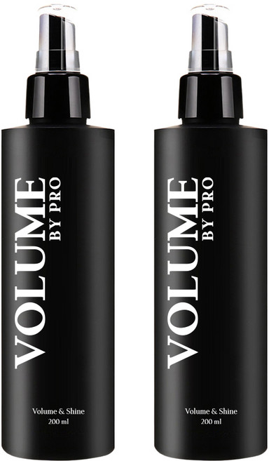 볼륨바이프로 볼륨 앤 샤인 헤어 스프레이, 2개, 200ml