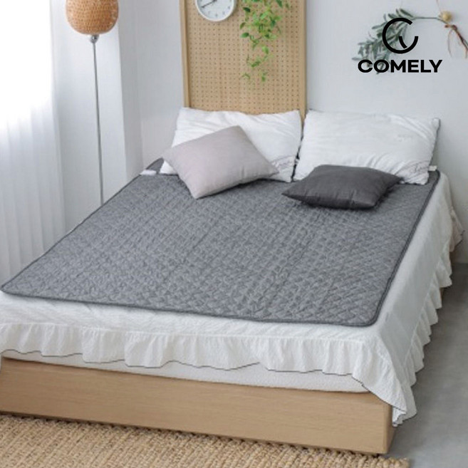 코멜리 국내생산 프리미엄 탄소 전기매트 더블 세탁가능 HLS-3000-D, 싱글  HLS-3000-S