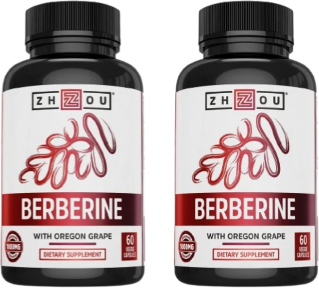 Zhou Nutrition 베르베린 함유 오리건 포도 1 000mg 베지 캡슐 60정(캡슐 1정당 500mg) 2 SET - 쿠팡