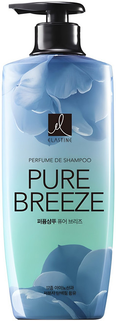 엘라스틴 퓨어 브리즈 퍼퓸 샴푸 로즈 앤 피오니향, 600ml, 1개