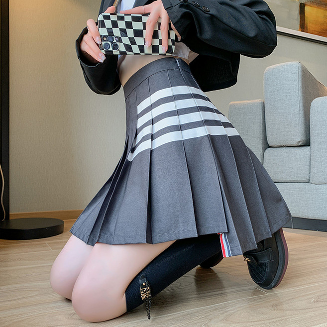 【高腰顯瘦】百褶裙 短裙 半身裙 網球裙 運動裙 A字裙 不規則裙襬 百搭休閒風 秋冬新款 學院風穿搭