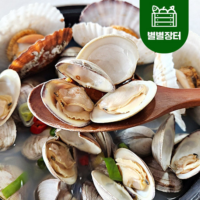 바지락술찜 900g 간편식 캠핑 술안주 해산물 밀키트, 바지락 술찜 900g, 1개