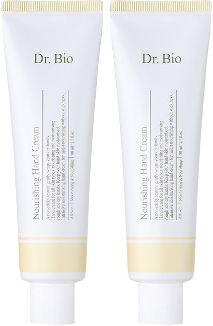 닥터바이오 너리싱 핸드크림 80ml, 2개