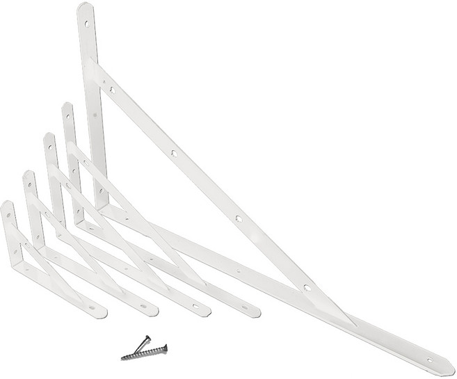 심플이 강력 선반대 화이트 ㄱ자 선반 받침대 L자형 브라켓 벽선반 지지대