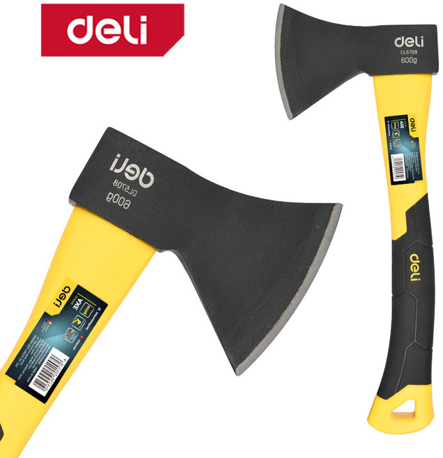 델리툴즈 도끼 캠핑 손도끼 장작 패기 쪼개기, 1개, 손도끼 600g (DL5708)