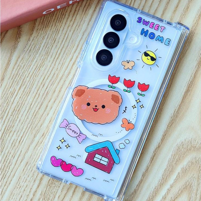 갤럭시Z폴드7 플레이프렌즈 힌지보호 맥세이프 케이스