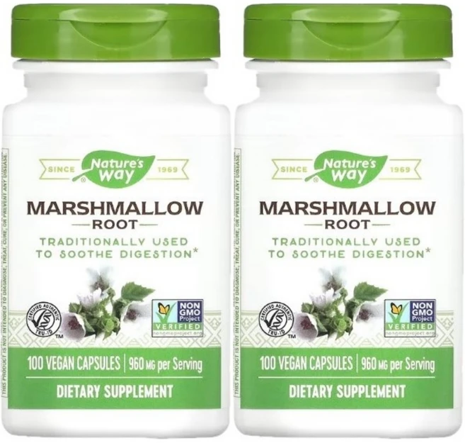 네이처스웨이 마시멜로우 뿌리 480mg, 100정, 2개 - 쿠팡
