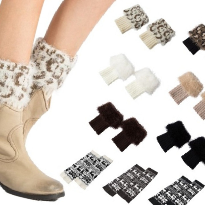 [이거찜] 앙고라 호피 레그워머 방한 발토시 발워머 양말 9가지 디자인