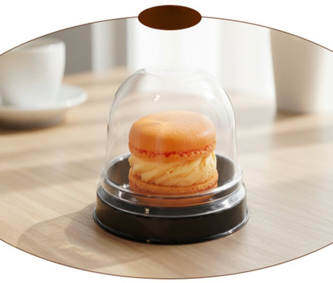 루틴 마켓 돔형 디저트 용기 투명컵케이크용기