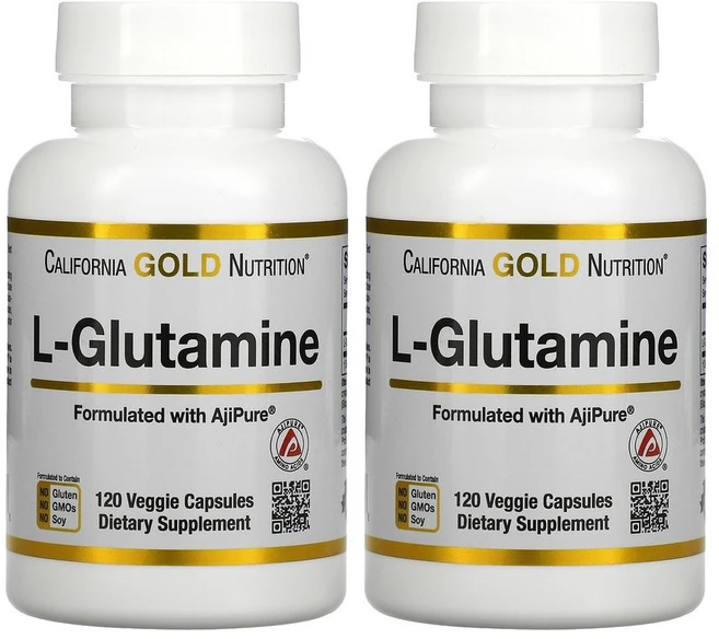 1+1 CGN 캘리포니아골드뉴트리션 글루타민 500mg 120정 베지캡슐 L글루타민 엘글루타민 고약사 약들약, 1개 - 쿠팡