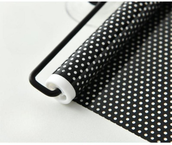 컴팩트 암막 블라인드 창문 사무실 가리개 물방울무늬 40x60cm