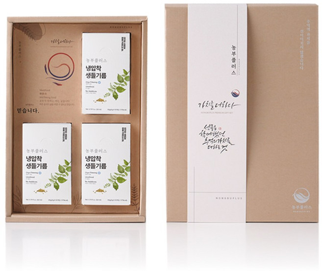 농부플러스 국산 냉압착 생들기름 식물성오메가3 스틱형 선물세트, 30개, 5g