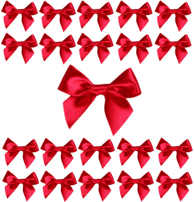 데코파이 완성 리본 50P 세트, 1개, 레드