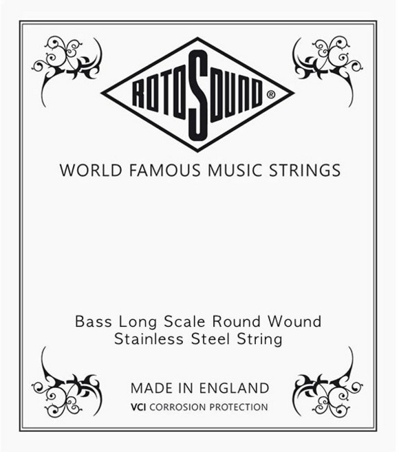로토사운드 RotoSound Stainless 베이스 낱줄 045 게이지 (SBL045), 스테인레스, RotoSound STAINLESS BASS SINGLE STRING (SBL045), *