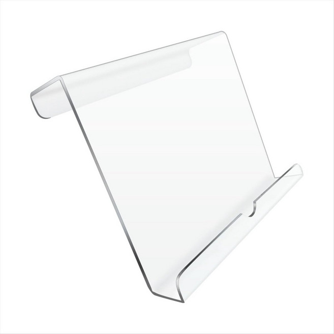 아크릴 런닝머신 태블릿 홀더 잡지 랙 휴대용 태블릿 디스플레이 스탠드 운동 달리기 독서 자전거 스탠드 A, 투명한, 투명한