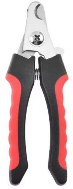 반려동물 안전 발톱깎이 네일 클리퍼, L_대형&성묘, 레드&블랙