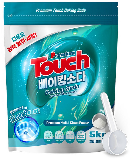 터치 베이킹소다 다용도 천연세제 세탁세제, 5kg, 1개