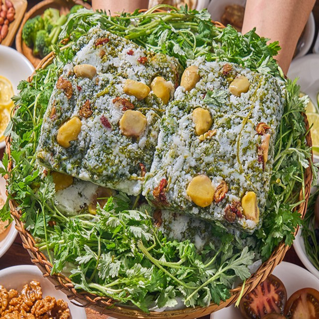 농가살리기 쑥 향 가득한 전통 통밤 쑥버무리떡, 250g, 4개