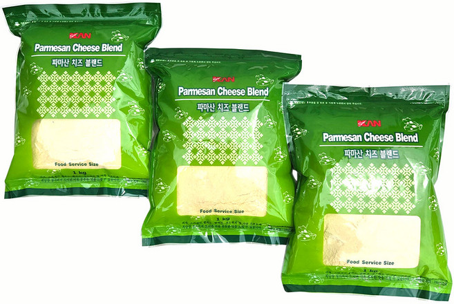 칸스타 파마산 치즈 블랜드, 3개, 1kg