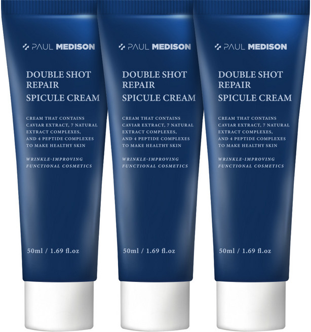 폴메디슨 더블샷 리페어 스피큘크림, 3개, 50ml
