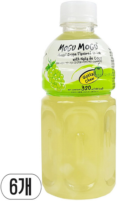 모구모구 샤인머스캣 320ml 6개세트, 6개
