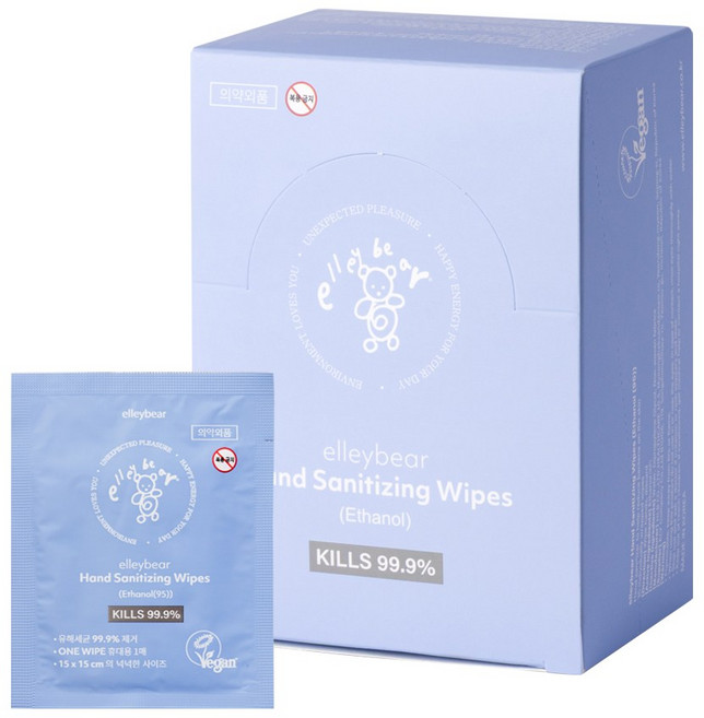 엘리베어 손소독 티슈, 1개, 30매입