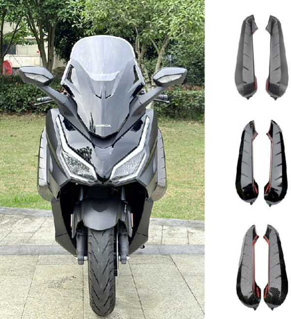 포르자 사이드 바이저 23년이상 무릎 방풍 레그쉴드, 카본