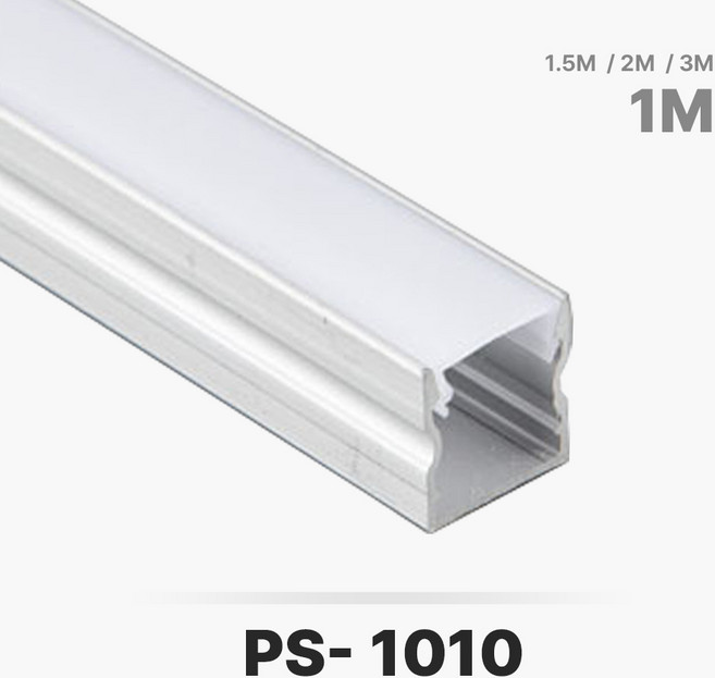 그린맥스 LED방열판 사각 PS-1010 *LED프로파일 알루미늄방열판 라인조명, PS-1010x1m, 1개