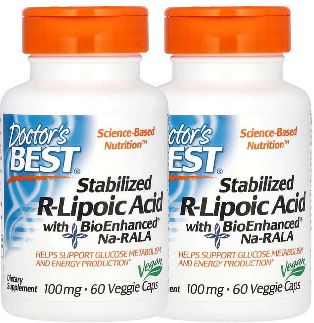 닥터스베스트 알리포산 비오틴 R리포산 바이오틴 RALA 100mg 60캡슐 2개
